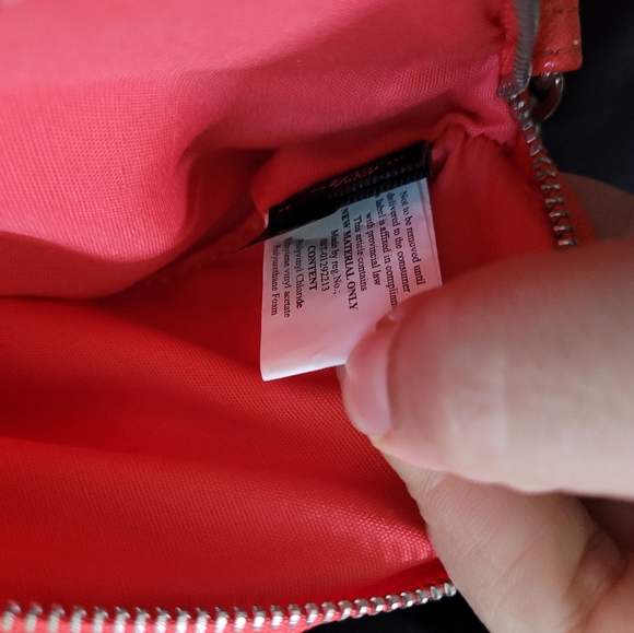 Express Rounded Wristlet, Coral - Picture 7 of 7